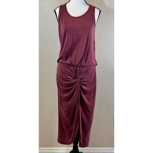 Allison Joy Evereve Ruched Tank Midi Women's Dress XS